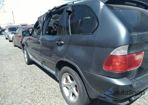 2003 BMW X5 3.0I z USA, uszkodzony, nr VIN 5UXFA53543LW23375